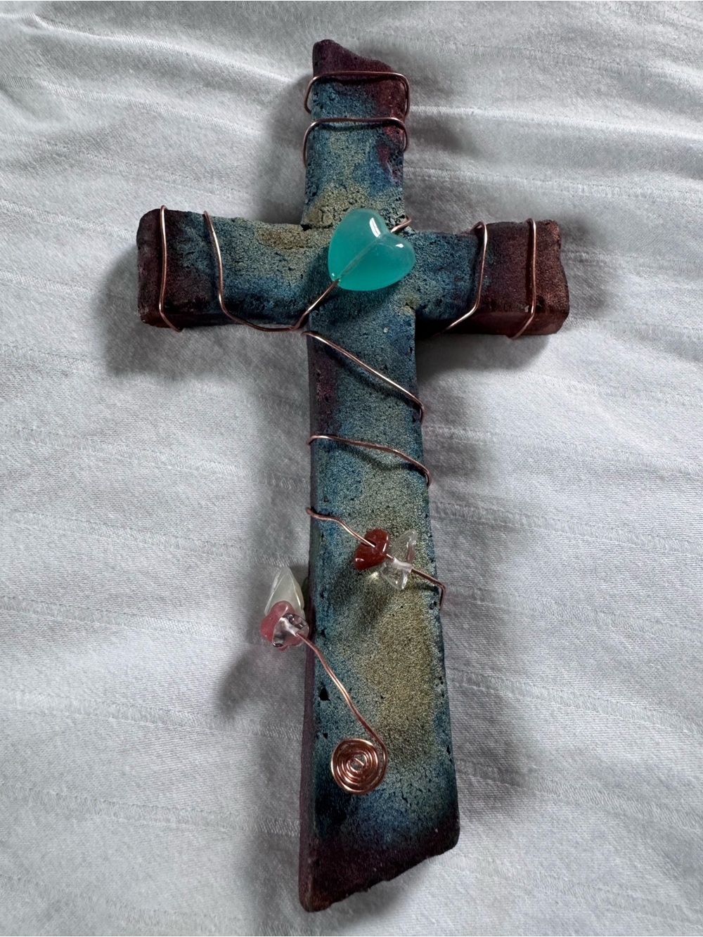 Decorative Pottery Cross by Jeremy Diller